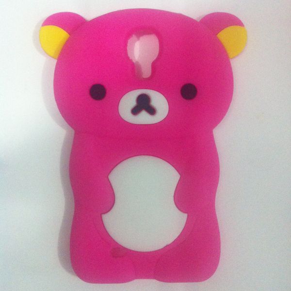 Case Urso Rosa Galaxy S4