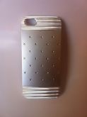 Case Prata com Strass iPhone 5 5S