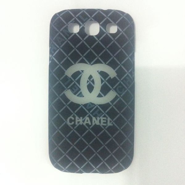 Case Chanel Black Galaxy S3