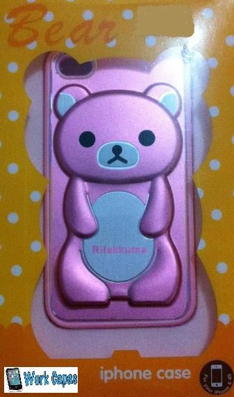 Case Bear Rilakkuma iPhone 4 e 4S