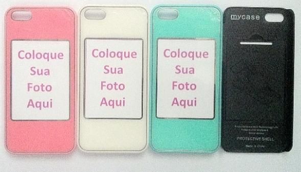 Case Porta Retrato iPhone 5 e 5S