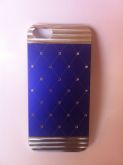 Case Prata com Roxo iPhone 5 5S